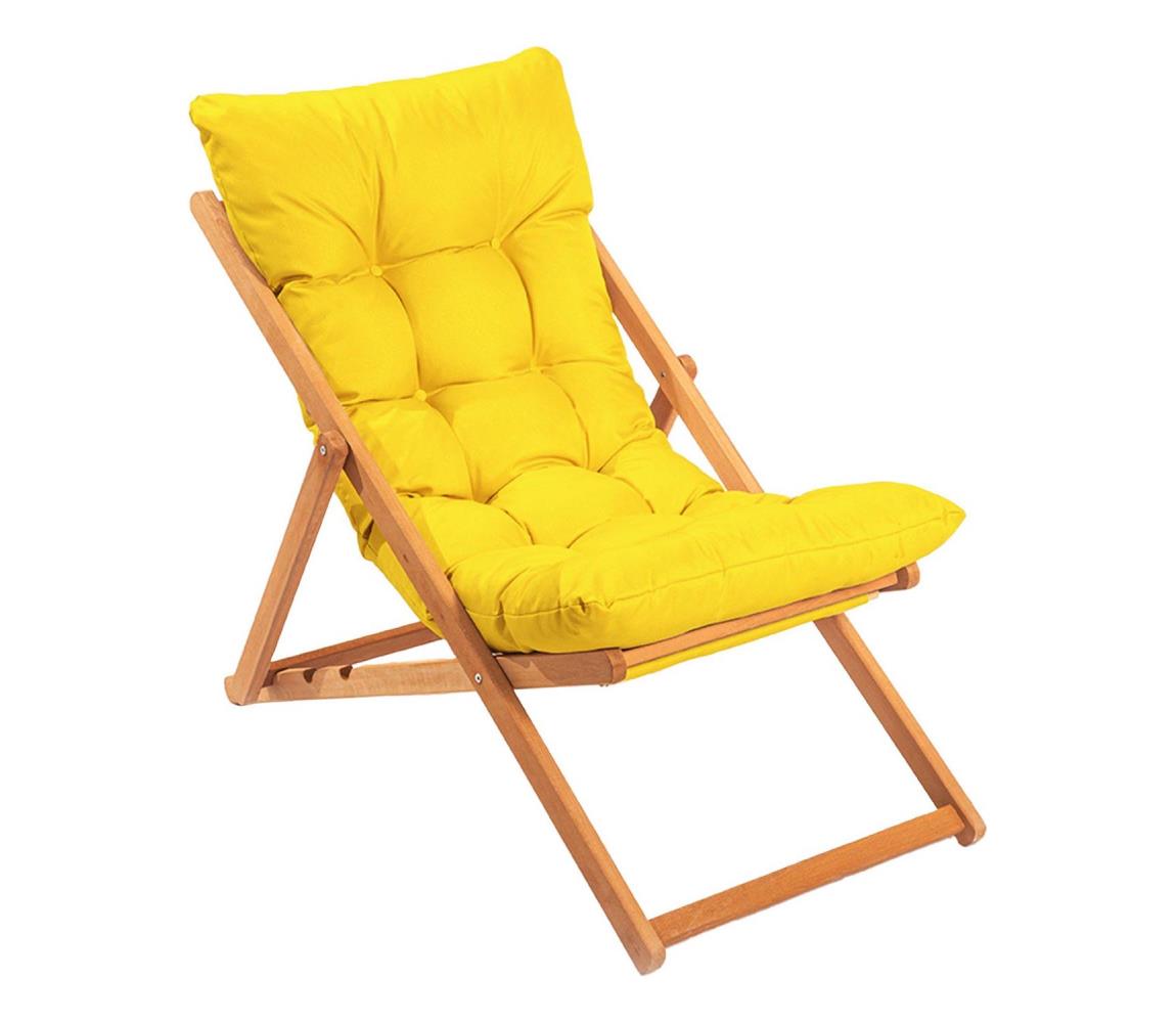 Kerti napozóágy sárga/cseresznye 644MYD1128