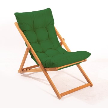 Kerti napozóágy zöld/cseresznye