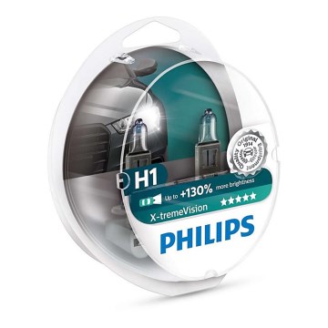 KÉSZLET 2x Autó izzó Philips X-TREME VISION 12258XVS2 H1 P14,5s/55W/12V