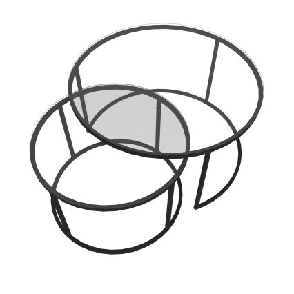 SZETT 2x BELARUS konferencias asztal fekete