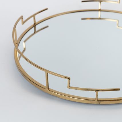 KÉSZLET 2x Dekoratív tálca átm. 39/30,5 cm