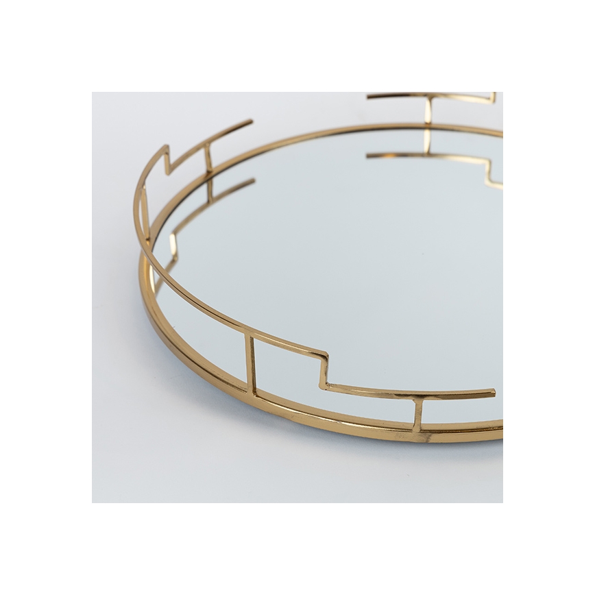 KÉSZLET 2x Dekoratív tálca átm. 39/30,5 cm