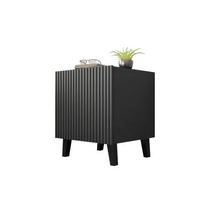 KÉSZLET 2x Éjjeliszekrény VAMOS 52x45 cm antracit