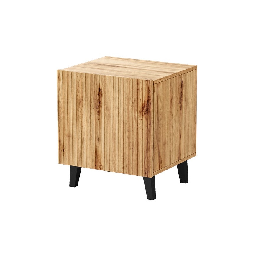 KÉSZLET 2x Éjjeliszekrény VAMOS 52x45 cm wotan tölgy