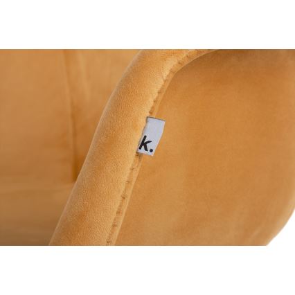 KÉSZLET 2x Étkezőszék NEREA 80x60,5 cm sárga/bükkfa