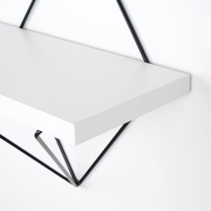 SZETT 2 db Fali polc 14x30 cm fehér