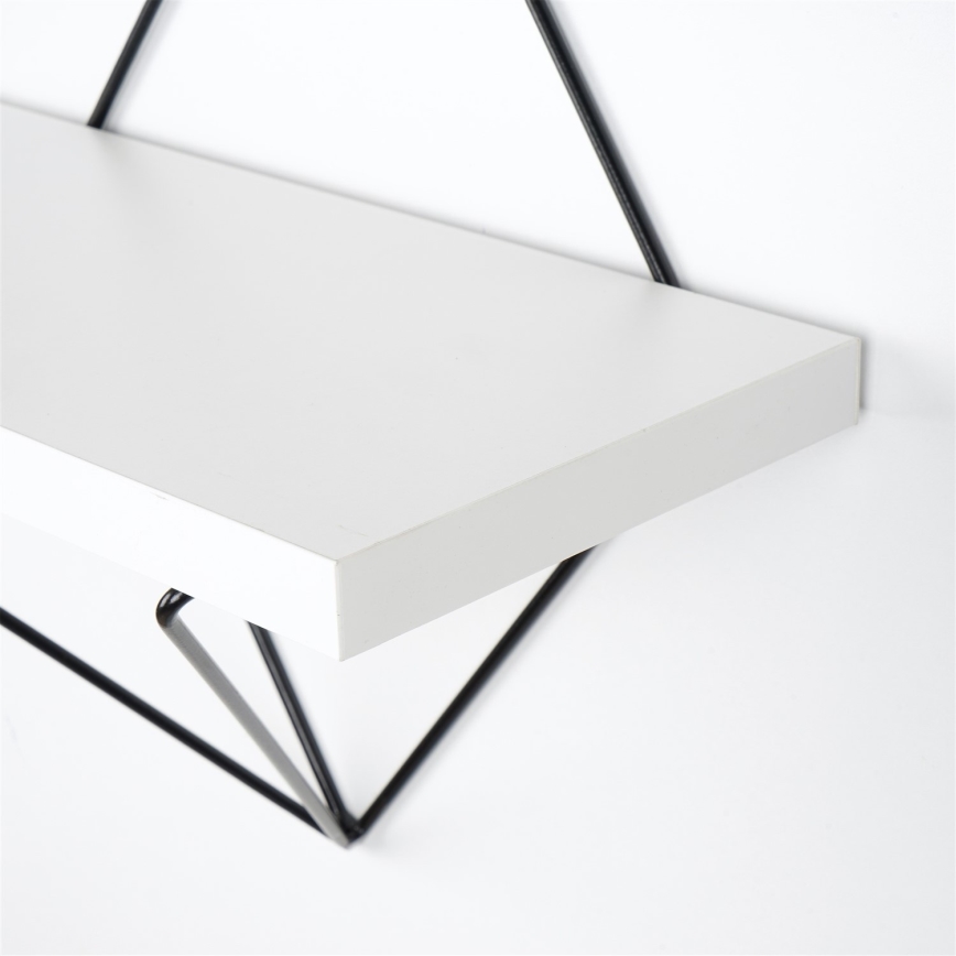 SZETT 2 db Fali polc 14x30 cm fehér