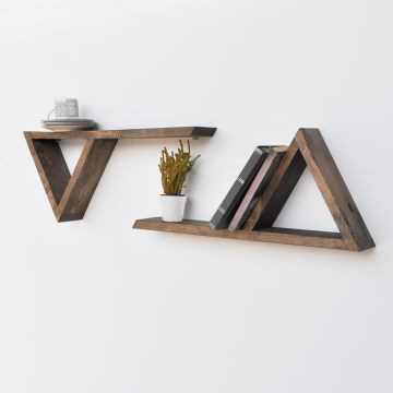 KÉSZLET 2x Fali polc fenyő