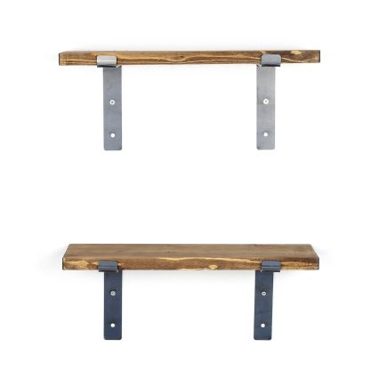 KÉSZLET 2x Fali polc fenyő