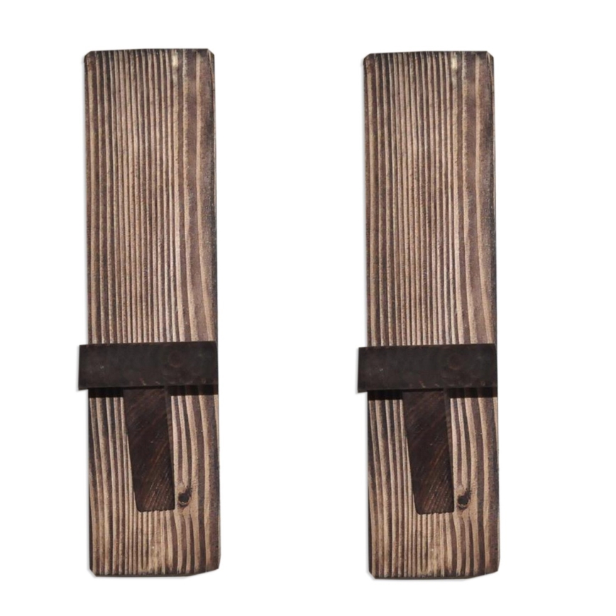 KÉSZLET 2x Fali polc RAF fenyő