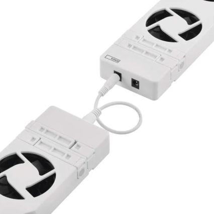 KÉSZLET 2x Hűtőventilátor 5/230V fehér