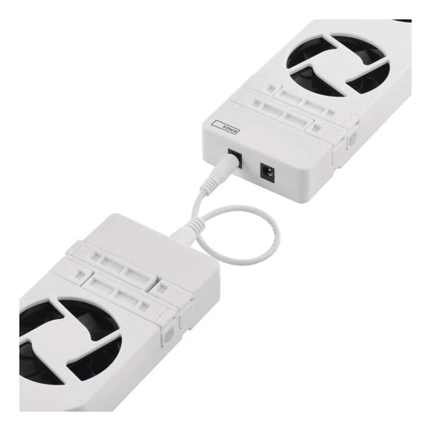 KÉSZLET 2x Hűtőventilátor 5/230V fehér