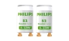 KÉSZLET 2x Indító fluoreszkáló izzókhoz Philips S2 4-22W