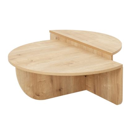 KÉSZLET 2x Kávésasztal PODIUM barna