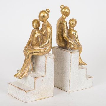 KÉSZLET 2x Könyvtámasz arany