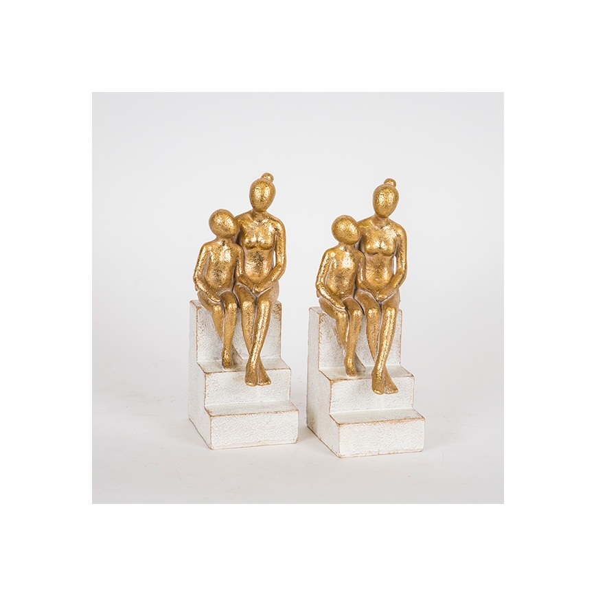 KÉSZLET 2x Könyvtámasz arany