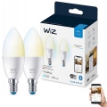 KÉSZLET 2x LED Dimmelhető izzó C37 E14/4,9W/230V 2700-6500K CRI 90 Wi-Fi - WiZ
