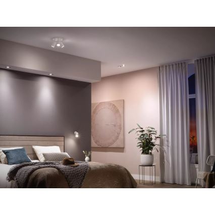 KÉSZLET 2x LED Dimmelhető izzó Philips Hue WHITE AMBIANCE GU10/4,2W/230V 2200-6500K