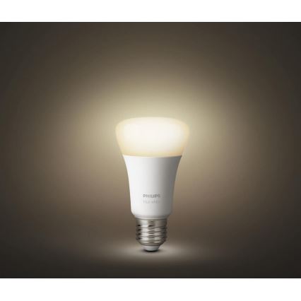 KÉSZLET 2x LED Dimmelhető izzó Philips HUE WHITE E27/9W/230V