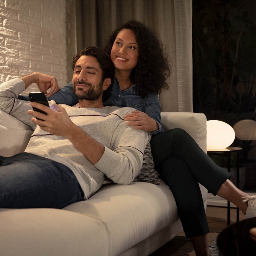 KÉSZLET 2x LED Dimmelhető izzó Philips HUE WHITE E27/9W/230V