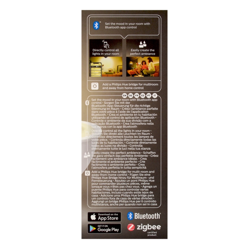 KÉSZLET 2x LED Dimmelhető izzó Philips Hue WHITE GU10/5,2W/230V 2700K