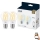 KÉSZLET 2x LED Dimmelhető izzó VINTAGE FILAMENT A60 E27/6,7W/230V 2700-6500K CRI 90 Wi-Fi - WiZ
