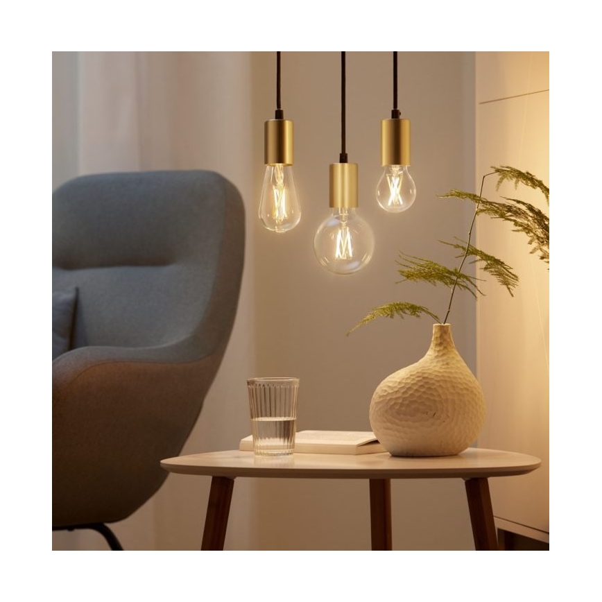 KÉSZLET 2x LED Dimmelhető izzó VINTAGE FILAMENT A60 E27/6,7W/230V 2700-6500K CRI 90 Wi-Fi - WiZ