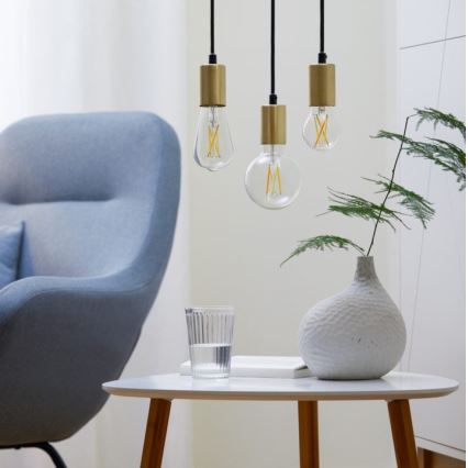 KÉSZLET 2x LED Dimmelhető izzó VINTAGE FILAMENT A60 E27/6,7W/230V 2700-6500K CRI 90 Wi-Fi - WiZ