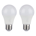 KÉSZLET 2x LED Izzó A60 E27/9W/230V 3000/4000/6400K