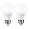 KÉSZLET 2x LED Izzó E27/9W/230V 2700K