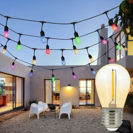 KÉSZLET 2x LED Izzó PARTY E27/0,3W/36V