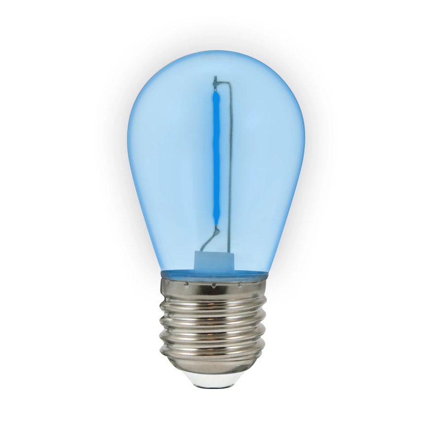 SZET 2x LED izzó PARTY E27/0,3W/36V kék