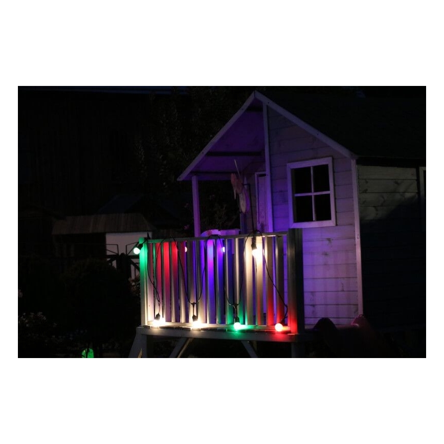 KÉSZLET 2x LED Izzó PARTY E27/0,5W/36V zöld