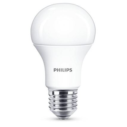 KÉSZLET 2x LED Izzó Philips A60 E27/11W/230V 2700K