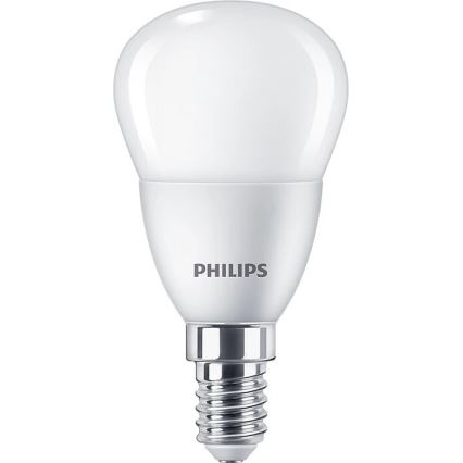 KÉSZLET 2x LED Izzó Philips P45 E14/5W/230V 4000K