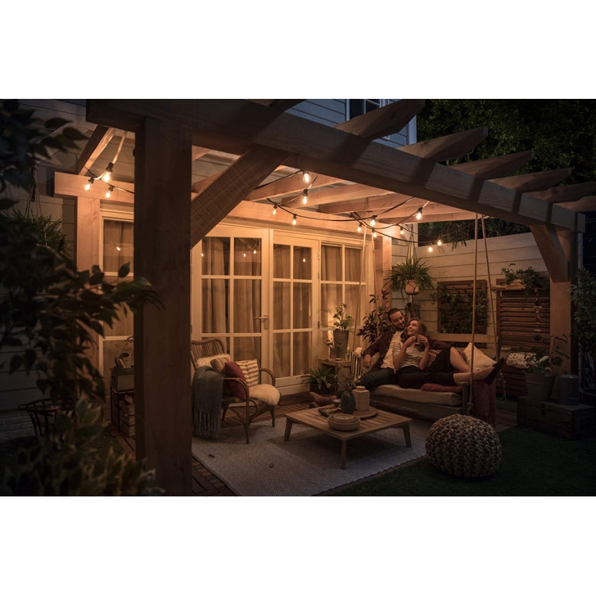 KÉSZLET 2x LED Izzó VINTAGE Philips E14/2W/230V 2700K