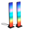 KÉSZLET 2x LED RGB Dimmelhető asztali lámpa GAMER LED/5W/5V + távirányítás
