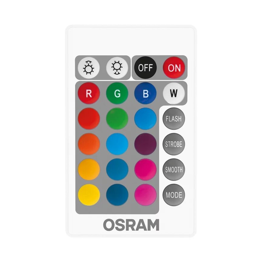 KÉSZLET 2x LED RGBW Dimmelhető izzó B38 E14/4,9W/230V 2700K + távirányítás - Osram