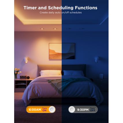 KÉSZLET 2x LED RGBWW Dimmelhető izzó GU10/4,8W/230V 2700-6500K Wi-Fi - Govee