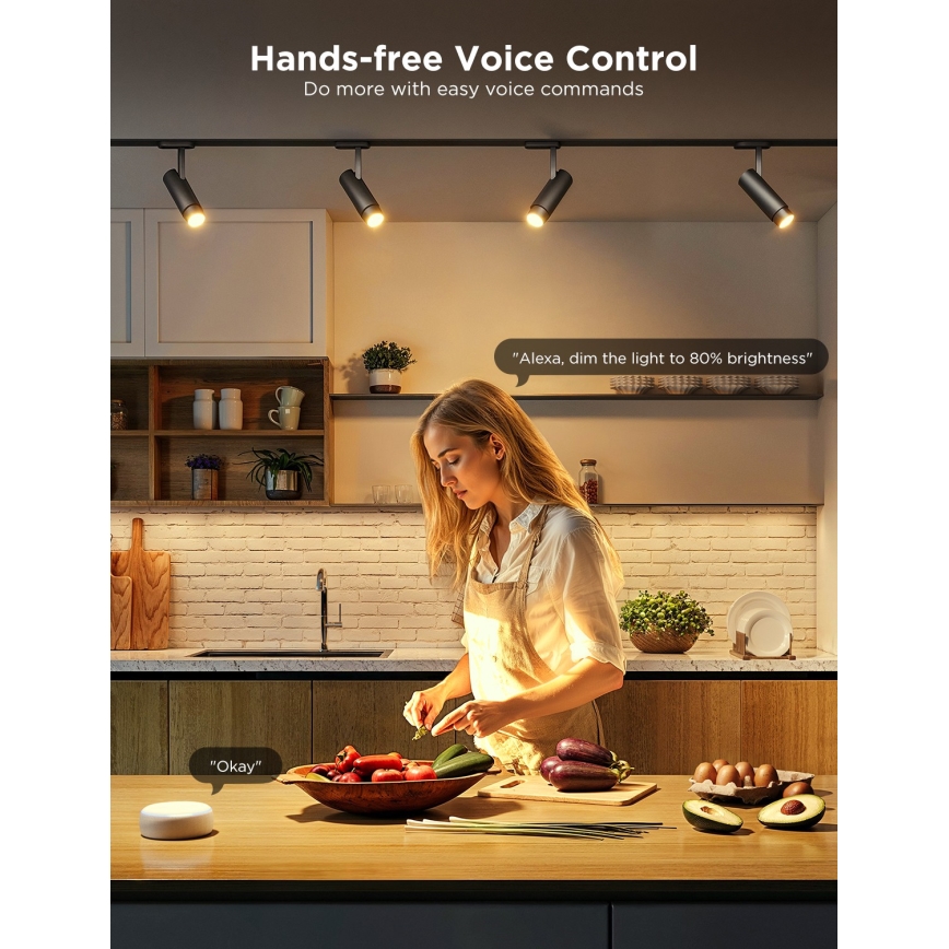 KÉSZLET 2x LED RGBWW Dimmelhető izzó GU10/4,8W/230V 2700-6500K Wi-Fi - Govee