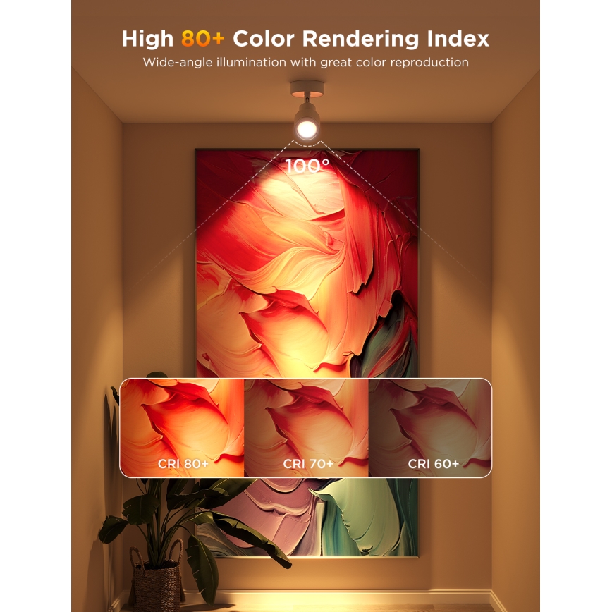 KÉSZLET 2x LED RGBWW Dimmelhető izzó GU10/4,8W/230V 2700-6500K Wi-Fi - Govee