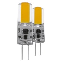 KÉSZLET 2x LED Szabályozható Izzó G4/1,8W/12V - Eglo 11552