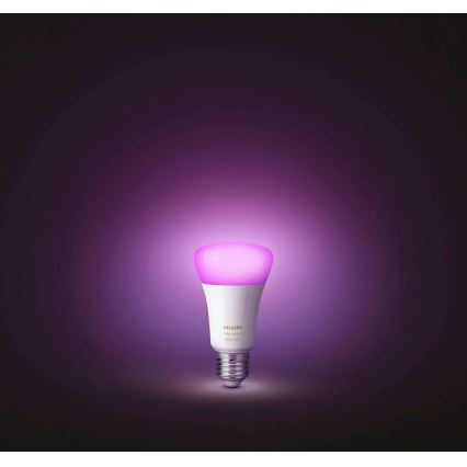 KÉSZLET 2x LED Szabályozható izzó Philips HUE WHITE AND COLOR AMBIANCE E27/9W/230V
