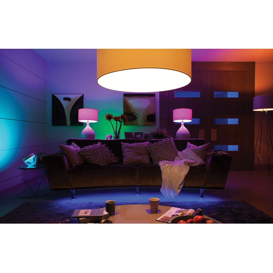 KÉSZLET 2x LED Szabályozható izzó Philips HUE WHITE AND COLOR AMBIANCE E27/9W/230V