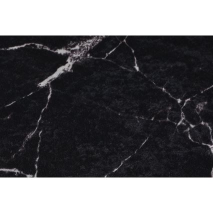 SZETT 2x Fürdőszobai szőnyeg MARBLE 50x60/60x100 cm fekete