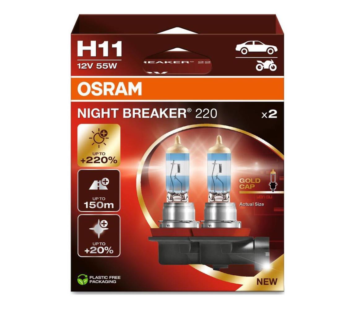 KÉSZLET 2x NIGHT BREAKER H11 PGJ19