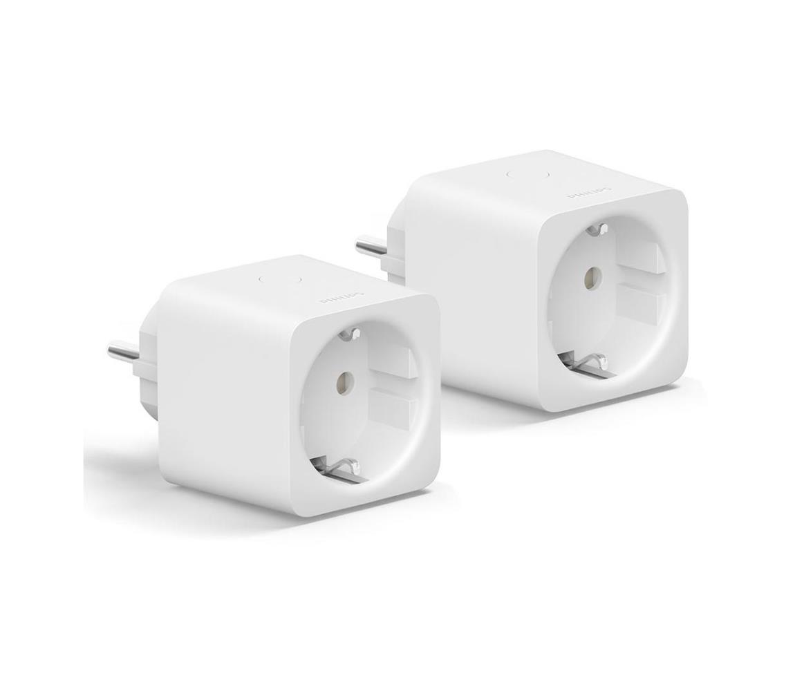 Philips KÉSZLET 2x Okos konnektor Philips Hue Intelligens dugó EU SCHUKO