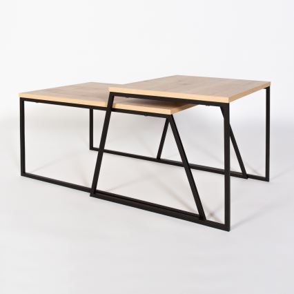 SZETT 2x PAL konferencia asztal bézs/fekete