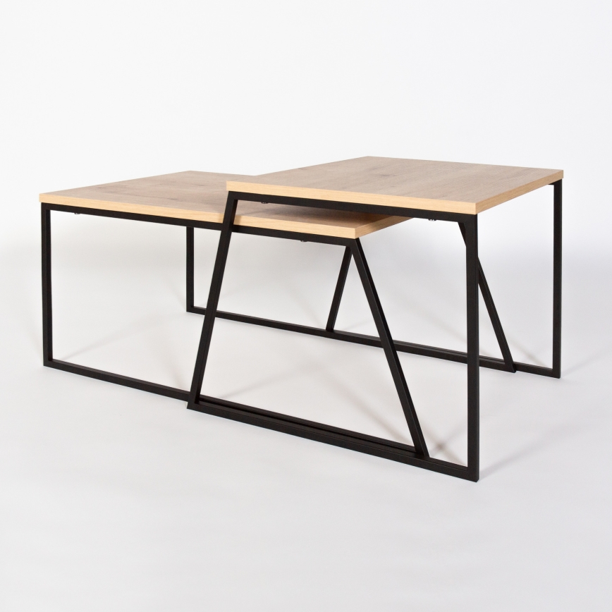 SZETT 2x PAL konferencia asztal bézs/fekete