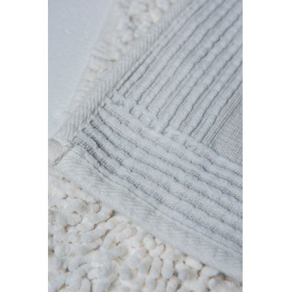 SZETT 2x Fürdőszobai szőnyeg STONE 60/100 cm fehér